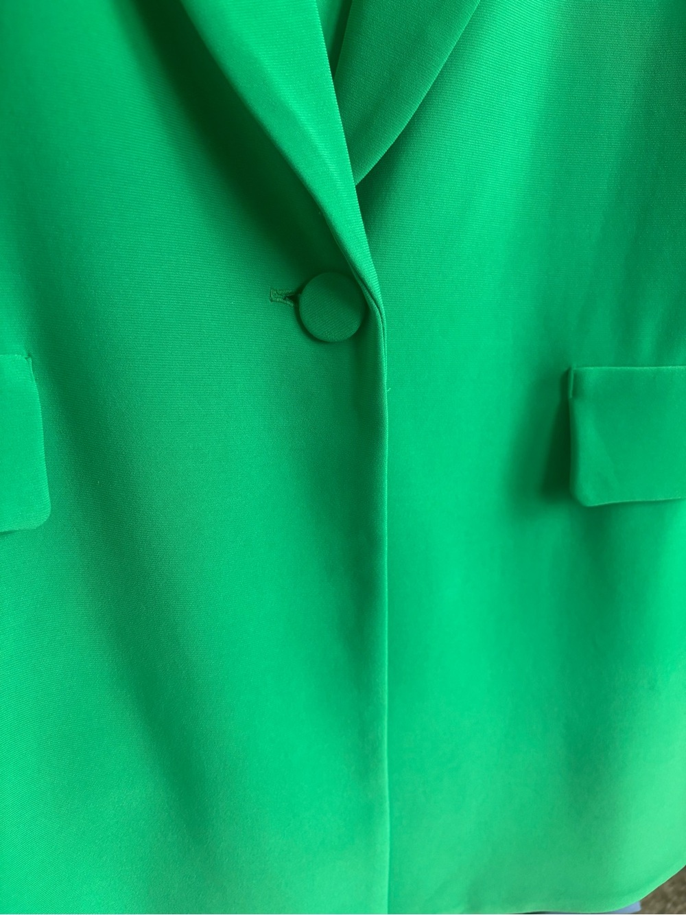 Joseph Ribkoff Green Single-Button Blazer - Picture 4 of 6
